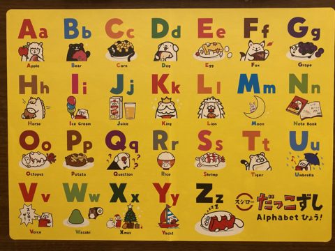 おうち英語 アルファベット表をせっかく貼るなら 知っておきたいコト 船橋市 英語とふれあい遊びの親子教室 ポルカドット